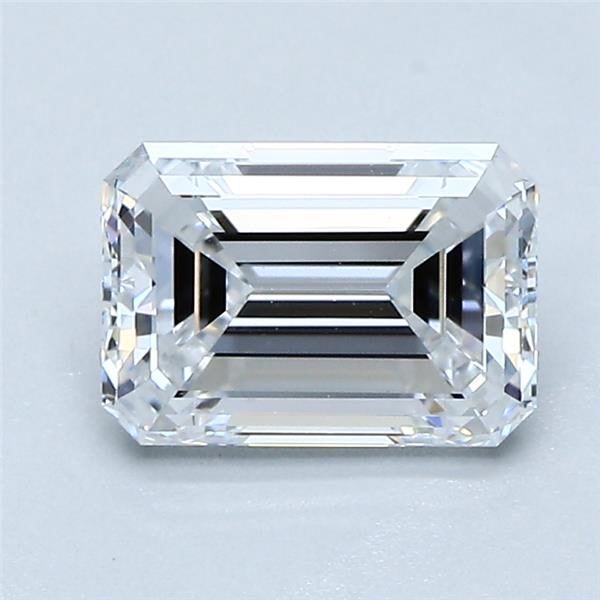 1.5ct Emerald D VVS2 Natural Diamond