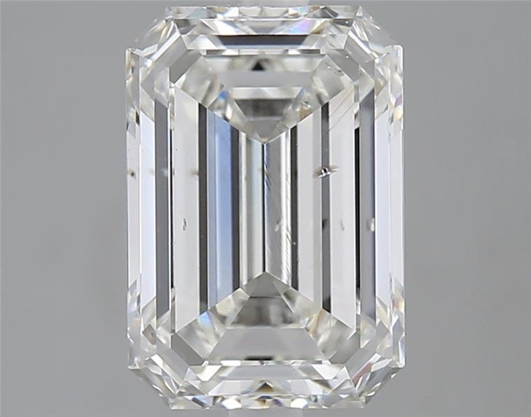 2.5ct Emerald H SI1 Natural Diamond