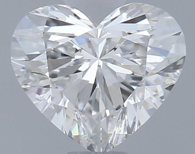 0.57ct Heart F VS1 Natural Diamond