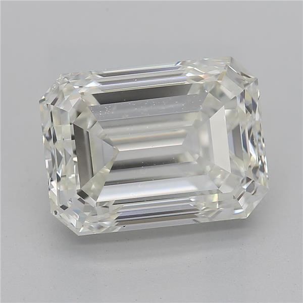 3.01ct Emerald J SI1 Natural Diamond