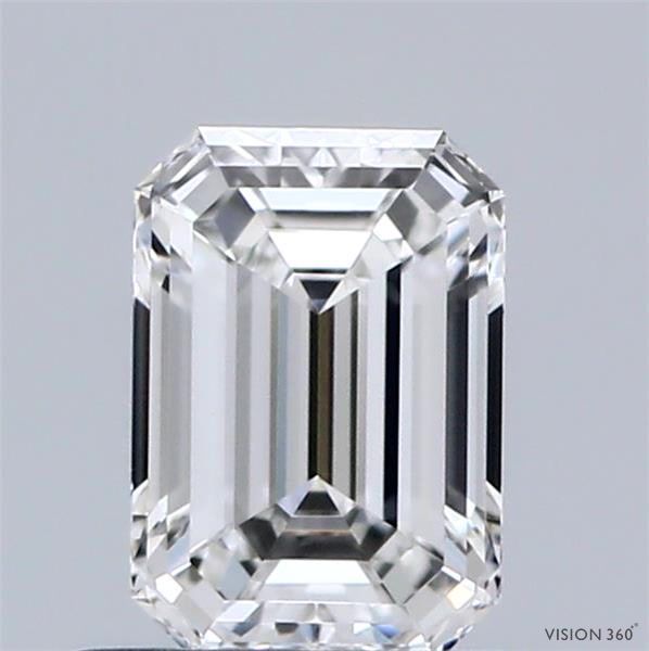 0.76ct Emerald G IF Natural Diamond