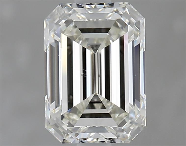 1.7ct Emerald J SI1 Natural Diamond