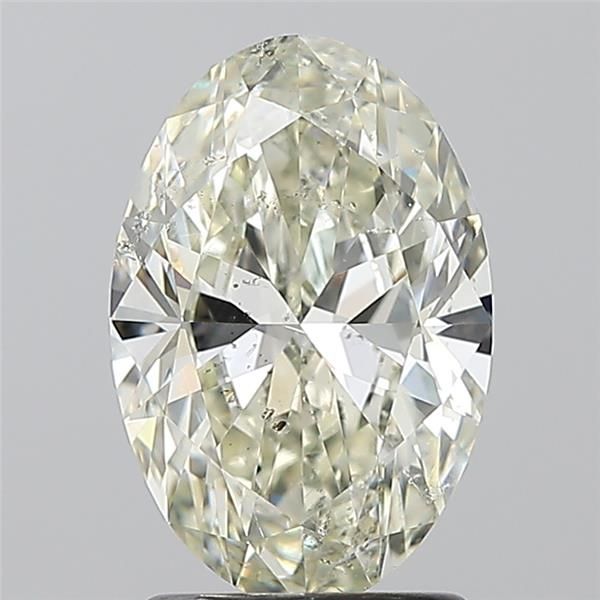 1.7ct Oval L SI2 Natural Diamond