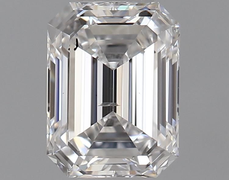 1ct Emerald D SI2 Natural Diamond