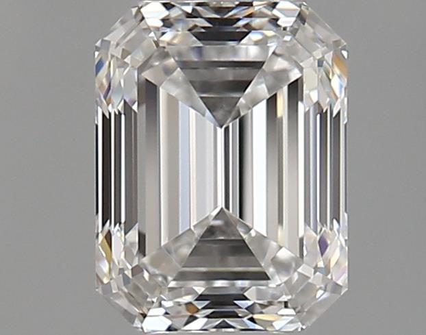 1ct Emerald D VVS2 Natural Diamond