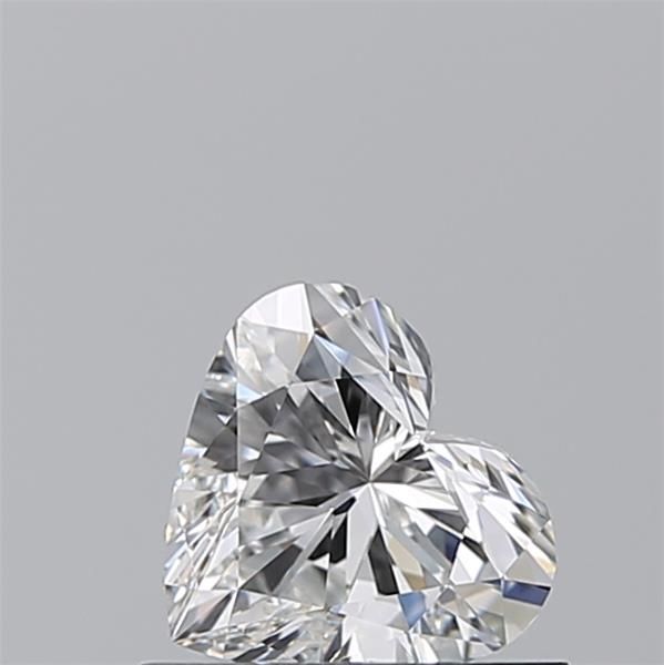 0.59ct Heart F IF Natural Diamond
