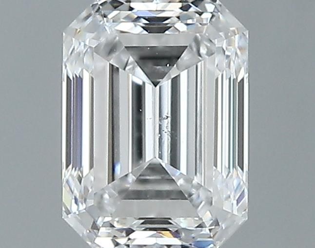 0.7ct Emerald D SI1 Natural Diamond