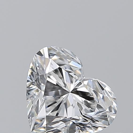 0.51ct Heart F VVS1 Natural Diamond