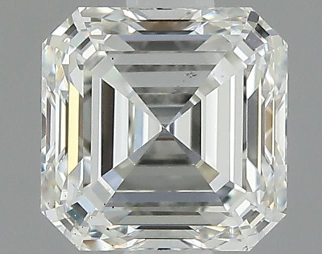 0.9ct Asscher J SI1 Natural Diamond