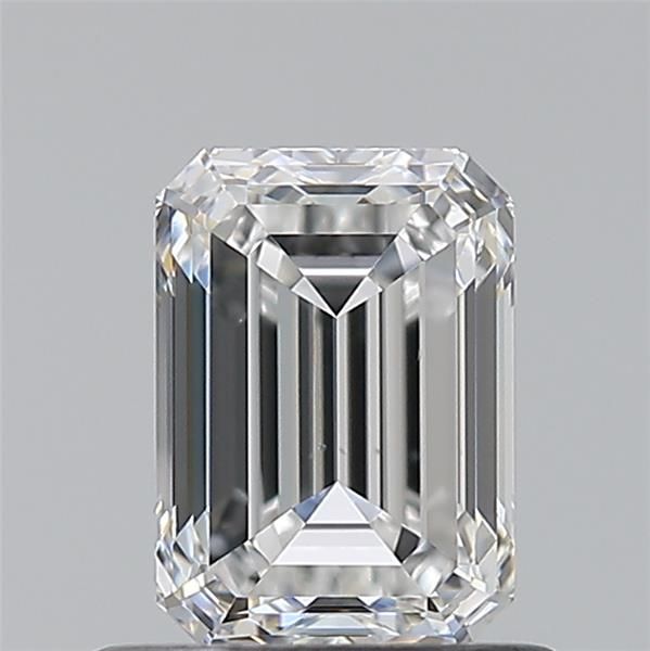 0.8ct Emerald F VS2 Natural Diamond