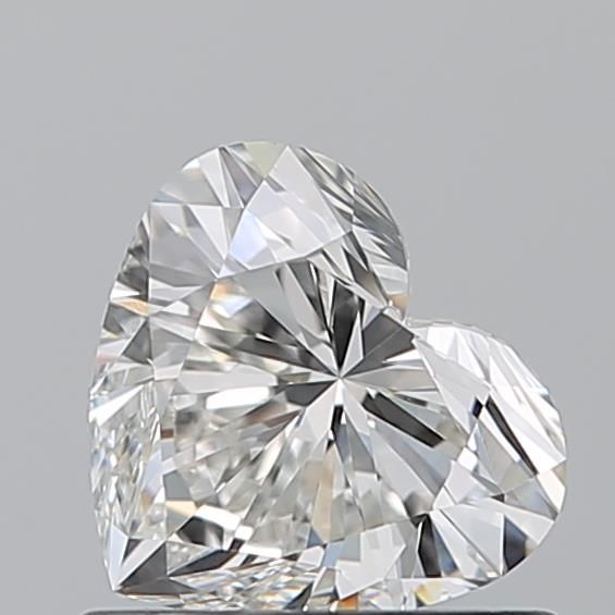0.71ct Heart H VVS2 Natural Diamond