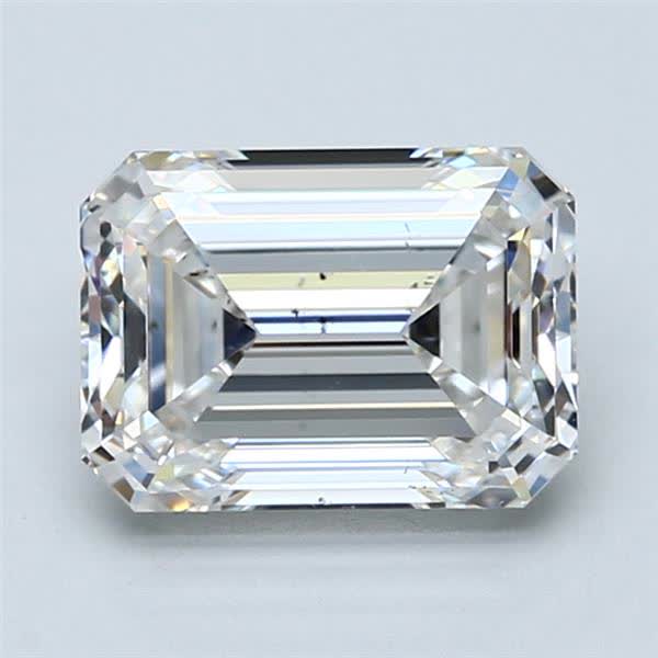 2.5ct Emerald G SI1 Natural Diamond