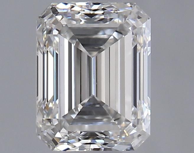 1.01ct Emerald F VS2 Natural Diamond