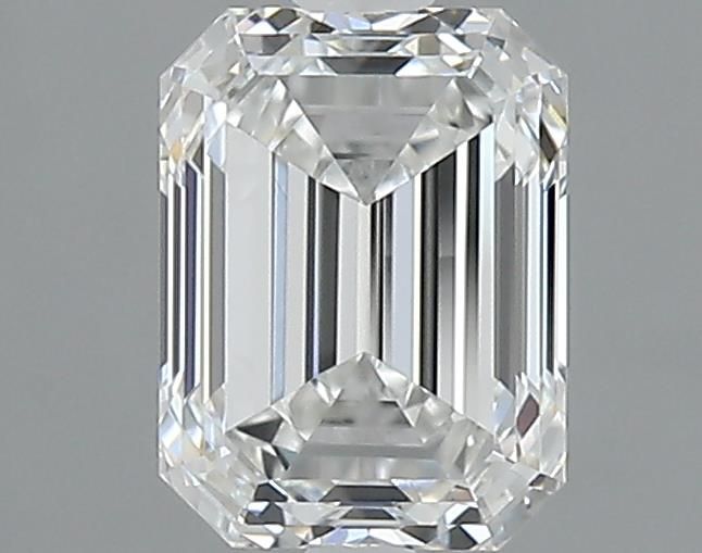 0.9ct Emerald F IF Natural Diamond