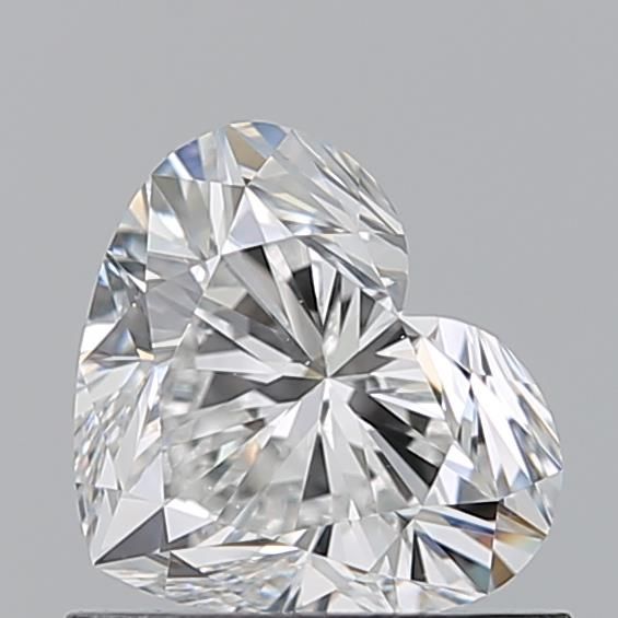0.8ct Heart F VS1 Natural Diamond