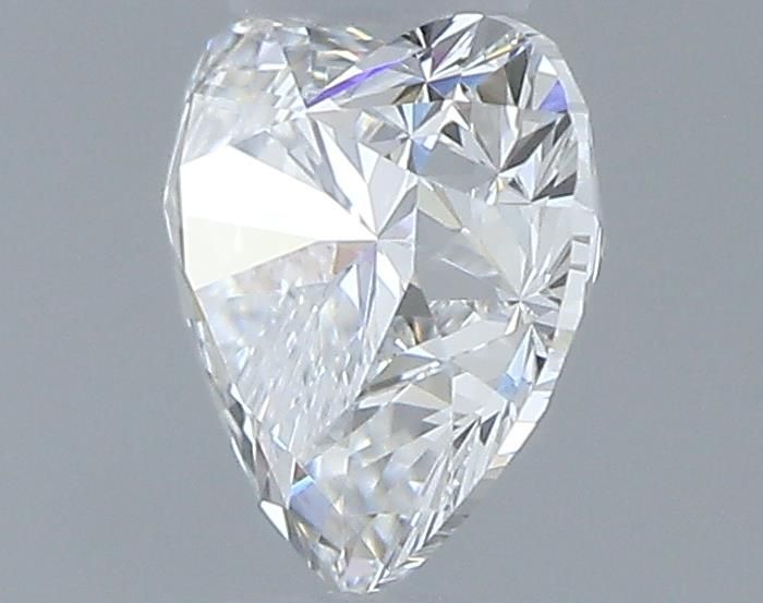0.52ct Heart F IF Natural Diamond