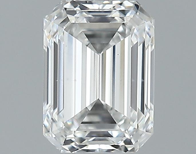 0.72ct Emerald F SI1 Natural Diamond