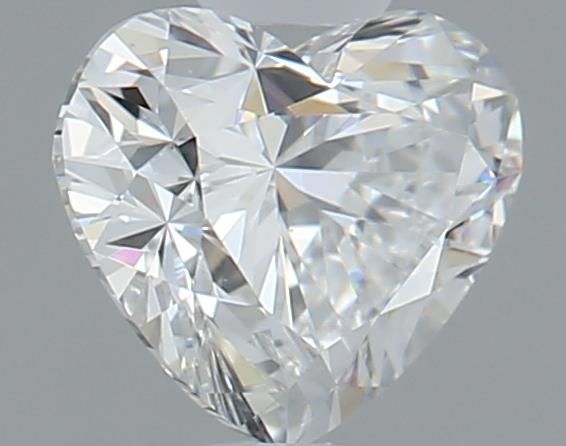 0.51ct Heart F IF Natural Diamond