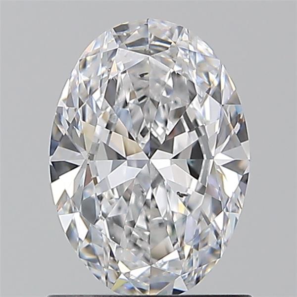 1ct Oval D SI1 Natural Diamond