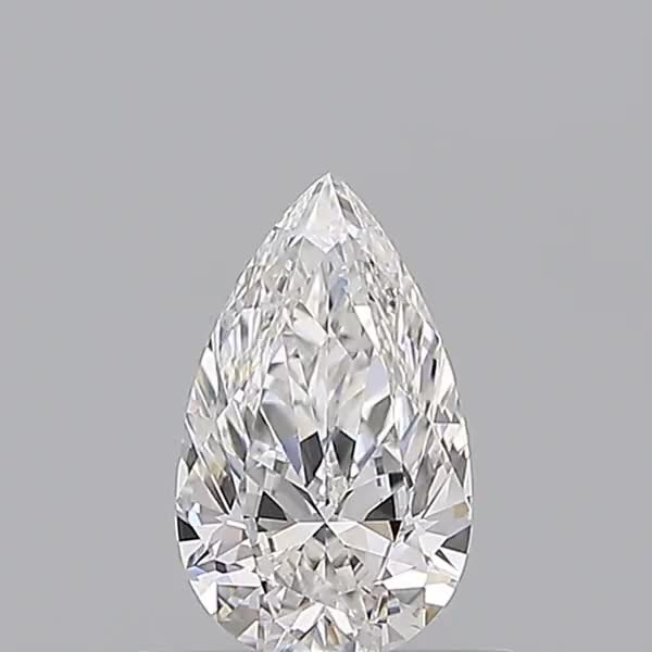 0.51ct Pear E VVS2 Natural Diamond