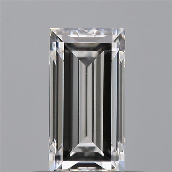 0.53ct Baguette D VVS2 Natural Diamond