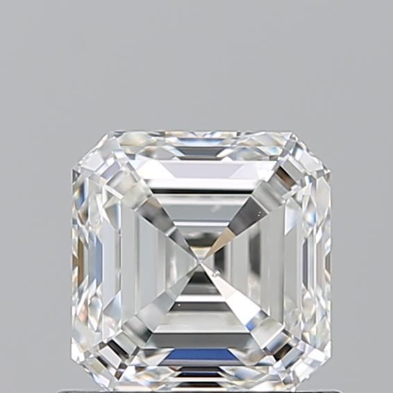 1.01ct Asscher H SI1 Natural Diamond
