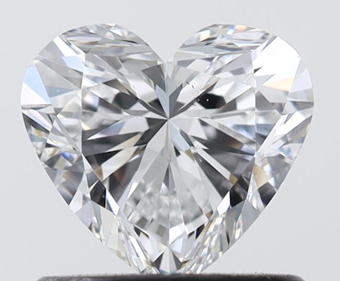 0.7ct Heart E VS2 Natural Diamond