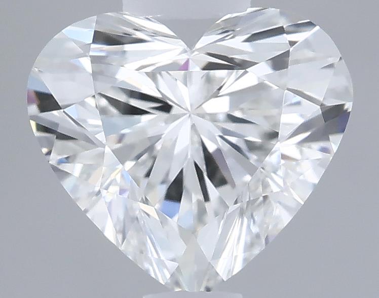 0.73ct Heart F VVS1 Natural Diamond