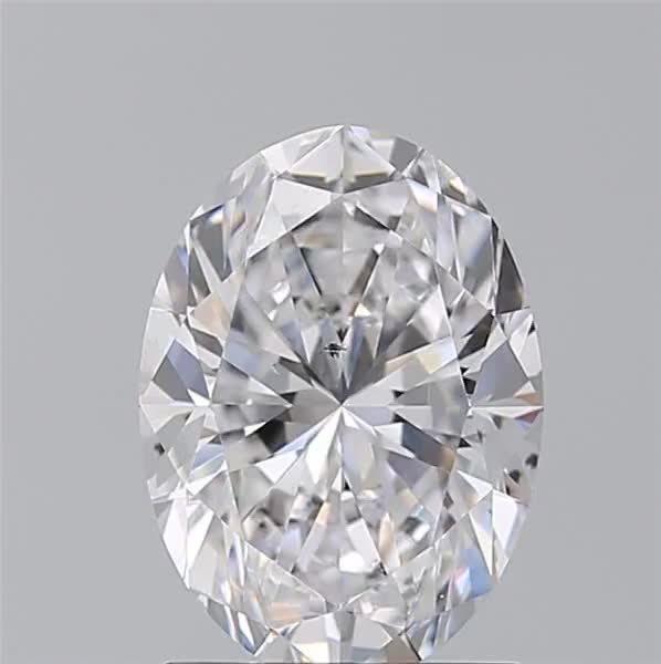1.72ct Oval D SI1 Natural Diamond