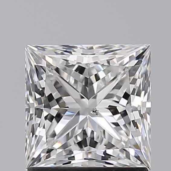 1.53ct Princess F SI2 Natural Diamond
