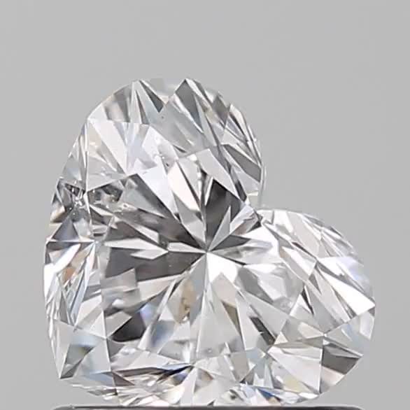 0.91ct Heart E SI1 Natural Diamond
