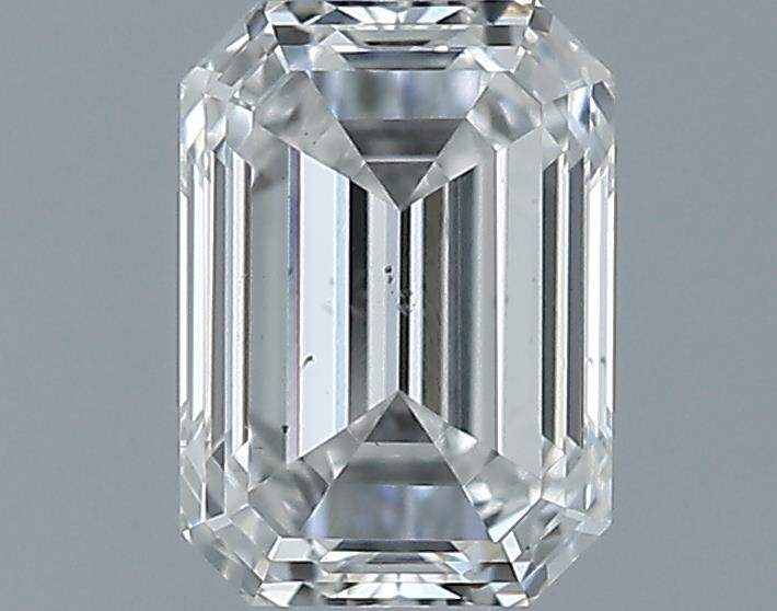 0.7ct Emerald H SI1 Natural Diamond