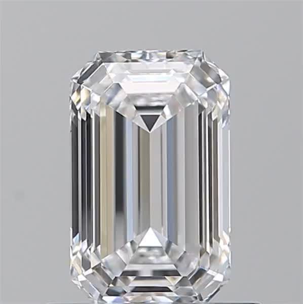 0.9ct Emerald D VVS1 Natural Diamond