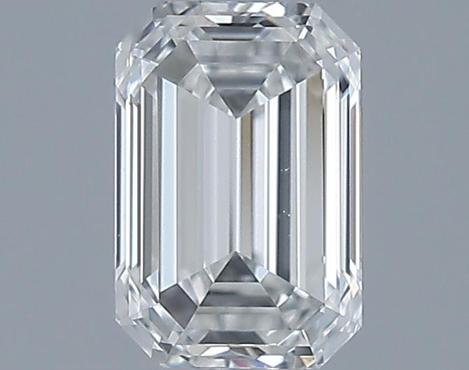 0.9ct Emerald F VS1 Natural Diamond