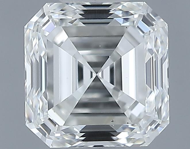 0.76ct Asscher H VS2 Natural Diamond