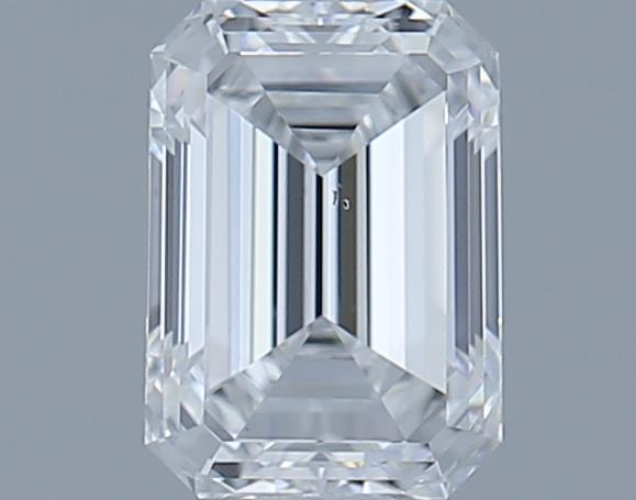 0.66ct Emerald E VS2 Natural Diamond