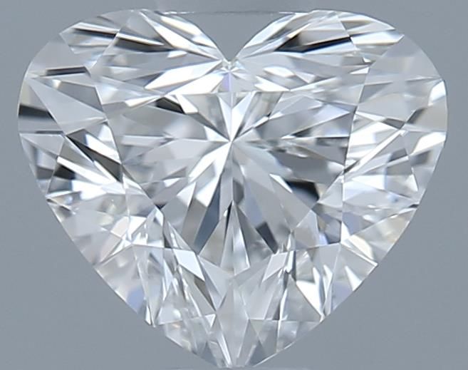 0.74ct Heart F IF Natural Diamond
