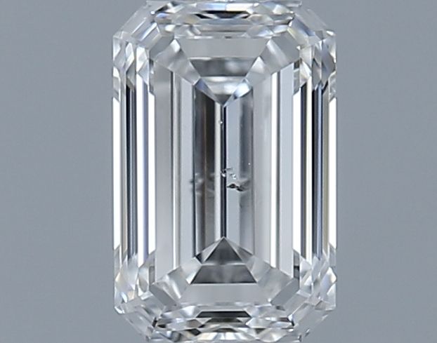 0.7ct Emerald E SI1 Natural Diamond