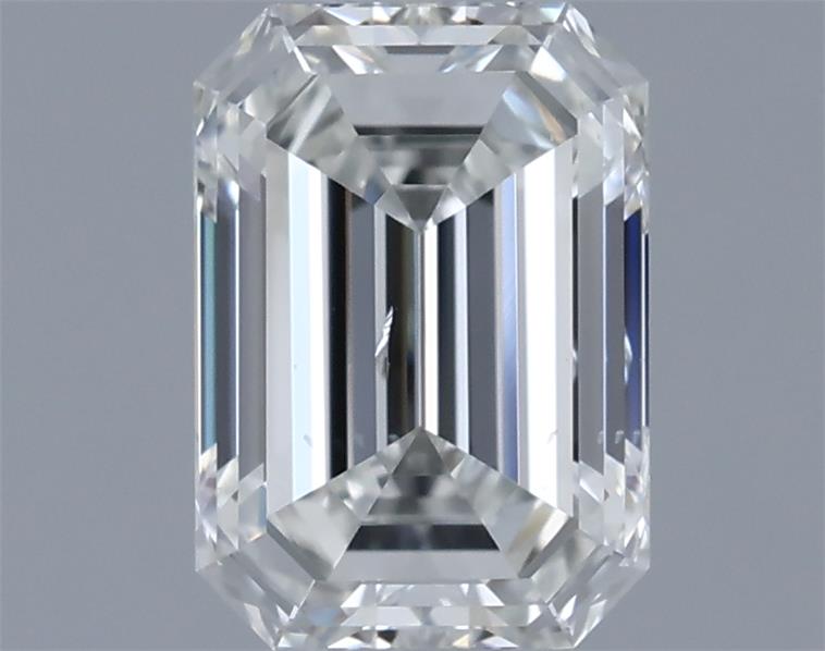 0.7ct Emerald H SI2 Natural Diamond