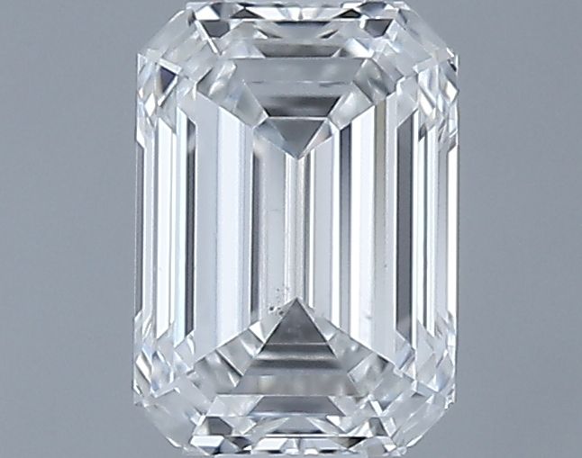 0.6ct Emerald F VS2 Natural Diamond