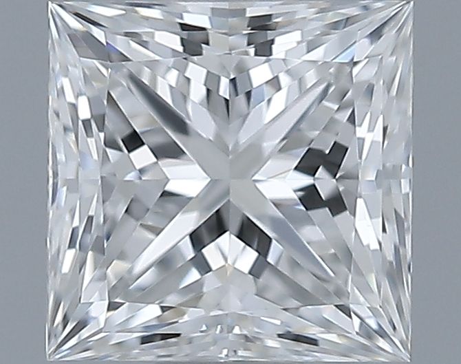 0.74ct Princess F VVS2 Natural Diamond