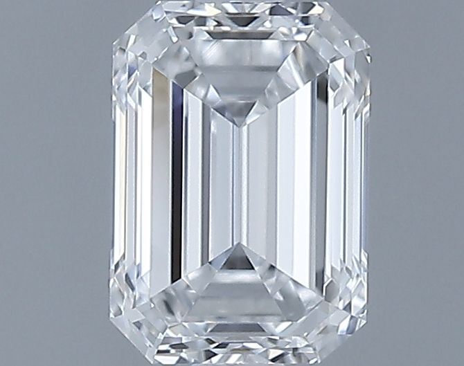 1ct Emerald D VVS1 Natural Diamond
