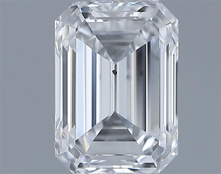 0.7ct Emerald D SI1 Natural Diamond
