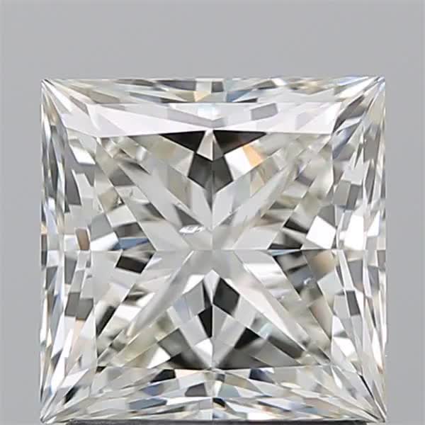 2.01ct Princess K SI1 Natural Diamond