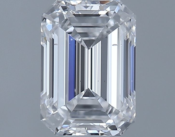0.78ct Emerald D SI1 Natural Diamond