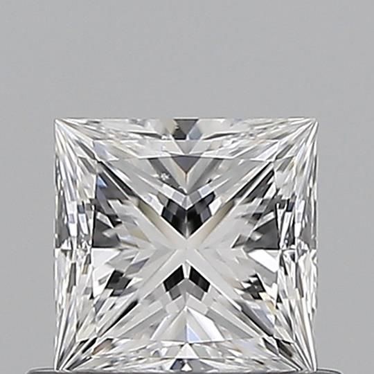 0.66ct Princess D VS2 Natural Diamond