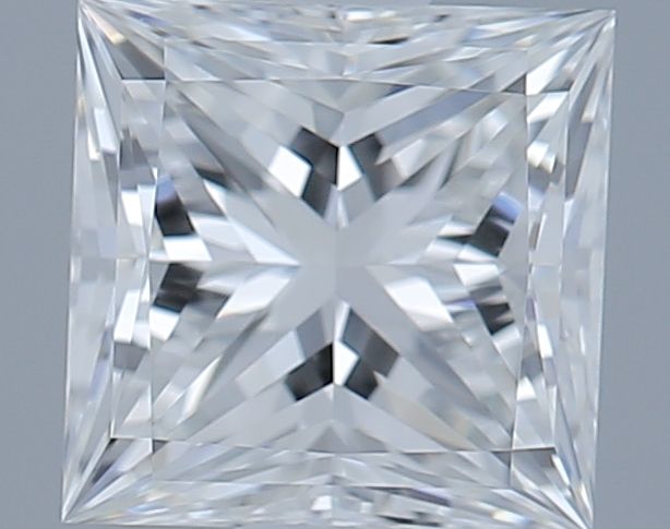 0.71ct Princess F VVS1 Natural Diamond