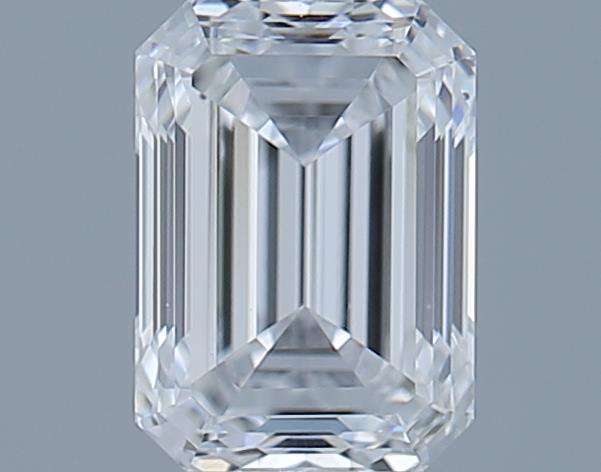 0.7ct Emerald E VS2 Natural Diamond