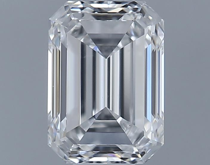 0.72ct Emerald F SI1 Natural Diamond