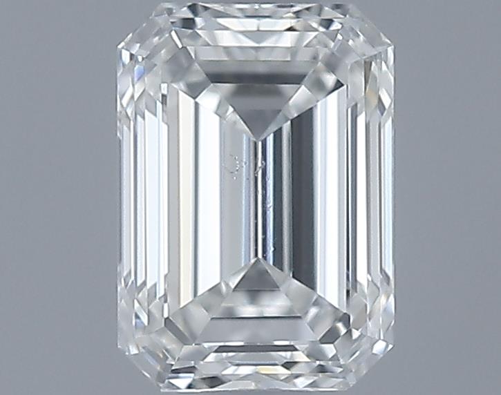 0.7ct Emerald H SI1 Natural Diamond